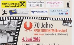 Plakat 70 Jahre Sportunion